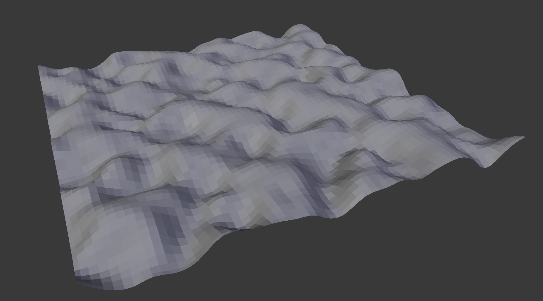 Screenshot from a surface in Blender