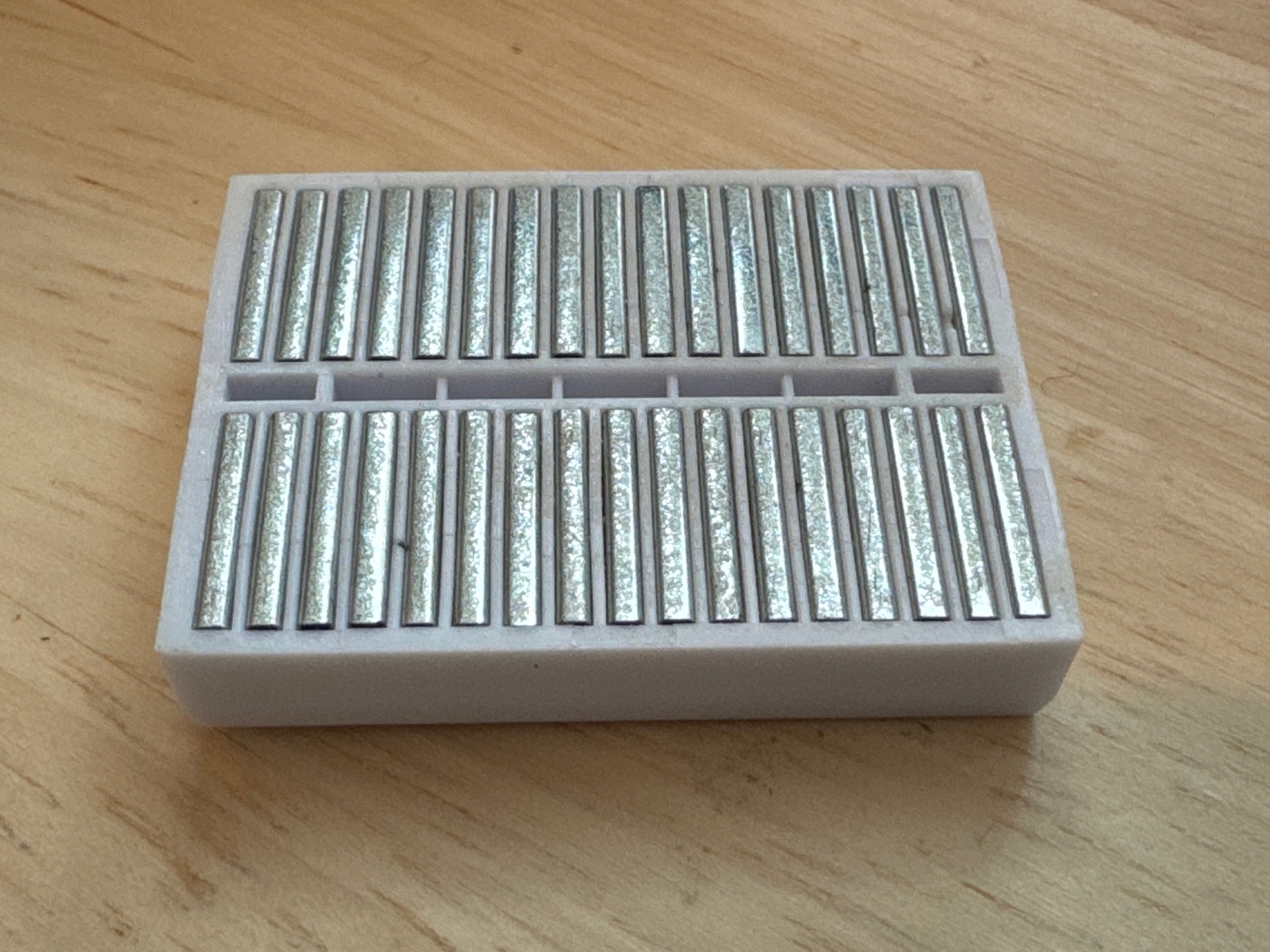 Back of the breadboard